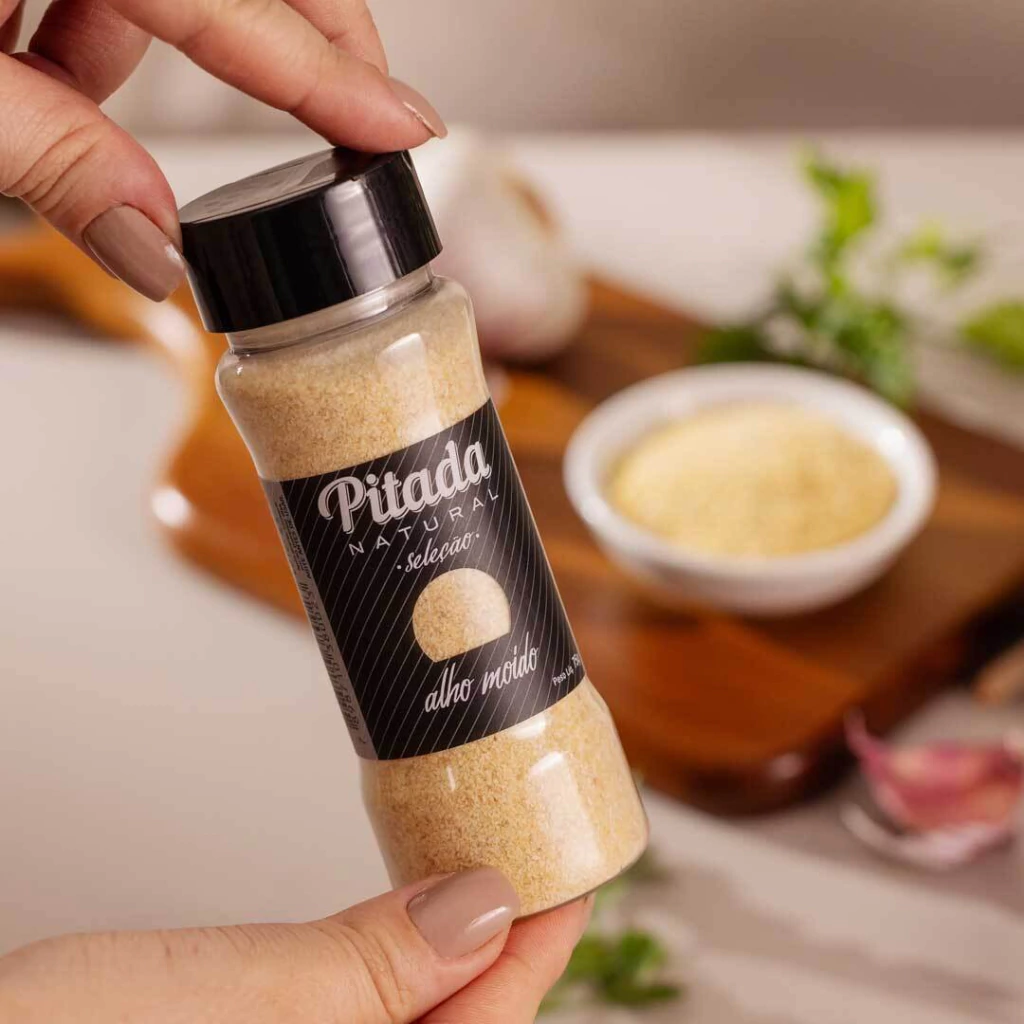 PITADA NATURAL TEMPERO ALHO PURO EM PÓ 75G